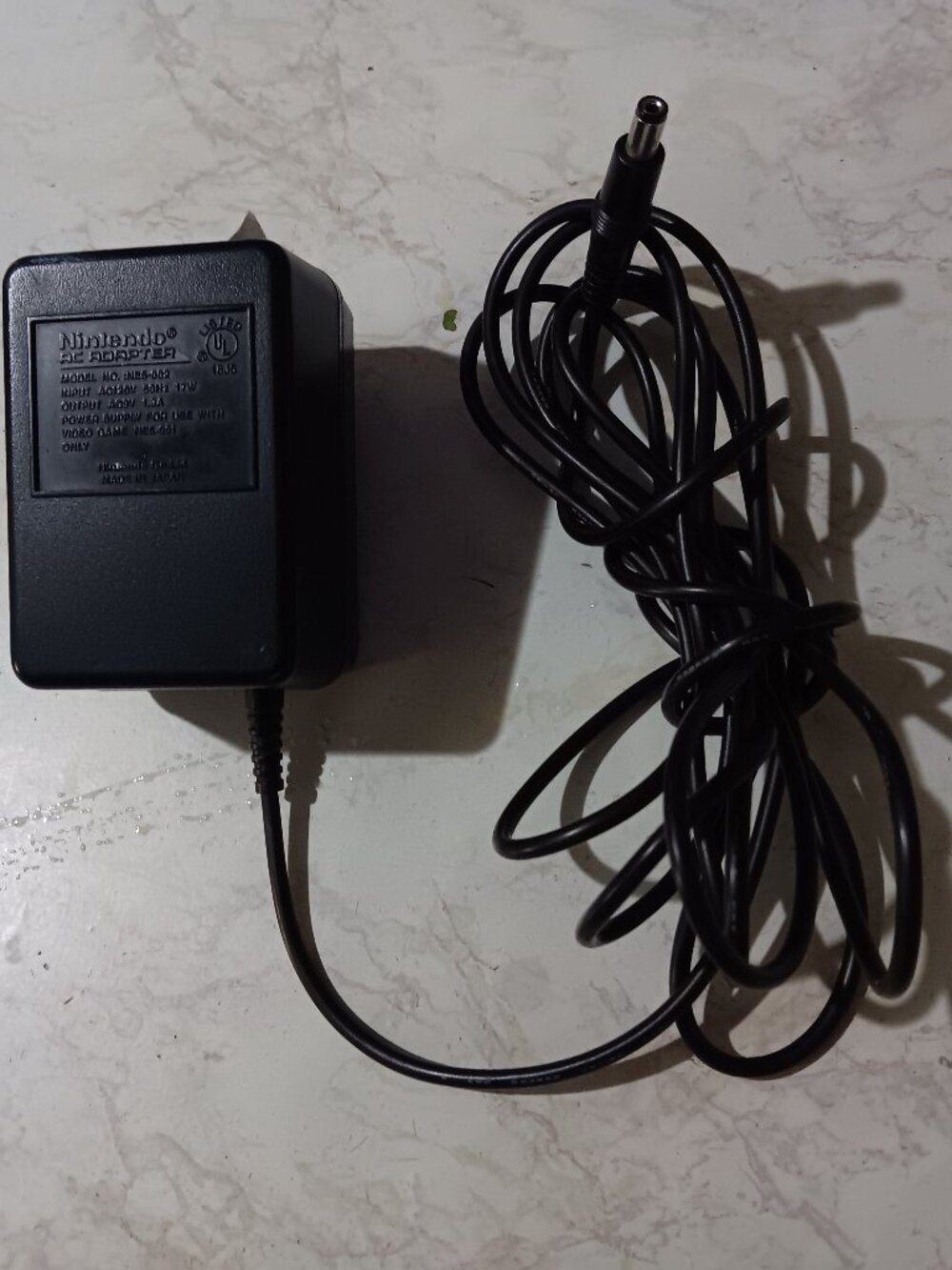 Original Nintendo AC Adapter Official OEM NES Power Cable